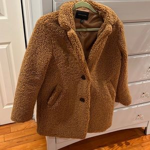 Teddy Coat Jacket Banana Republic XS
